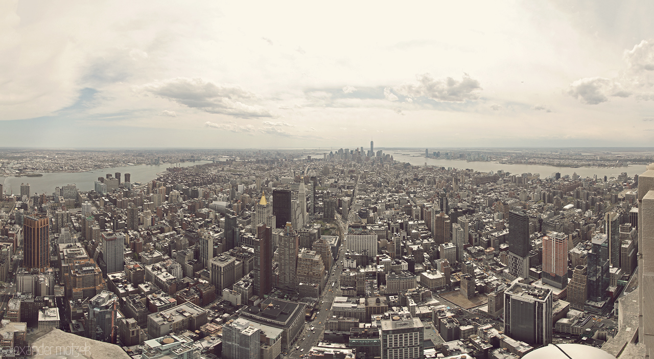 Foto von Blick auf New York vom Empire State Building